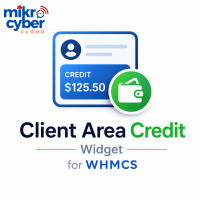 Client Area Credit Widget